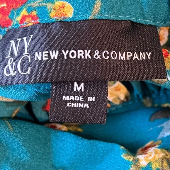 NY&C TALL BOW-NECK HALTERNECK BLOUSE, SIZE M - Picture 11 of 14